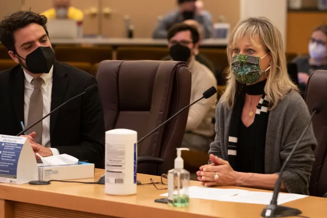 Mary Peveto with Neighbors for Clean Air thanks Chair Kafoury for her leadership.