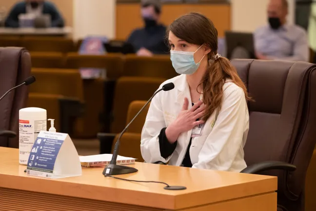 Dr. Abigail Liberty, a provider at OHSU, specializes in abortion care.