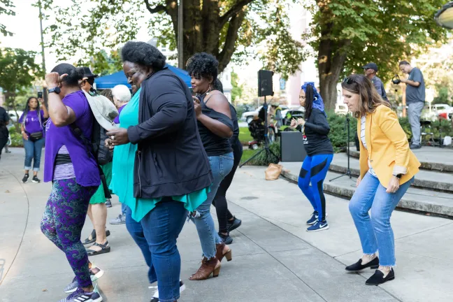 Hundreds turn out for final Reclaiming Black Joy event of the summer at Dawson Park.