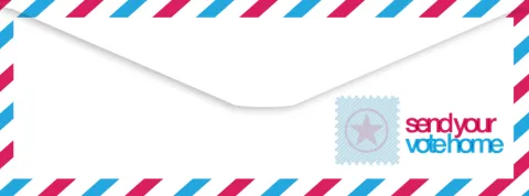 Send your vote home icon