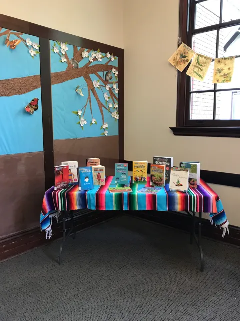 library table display